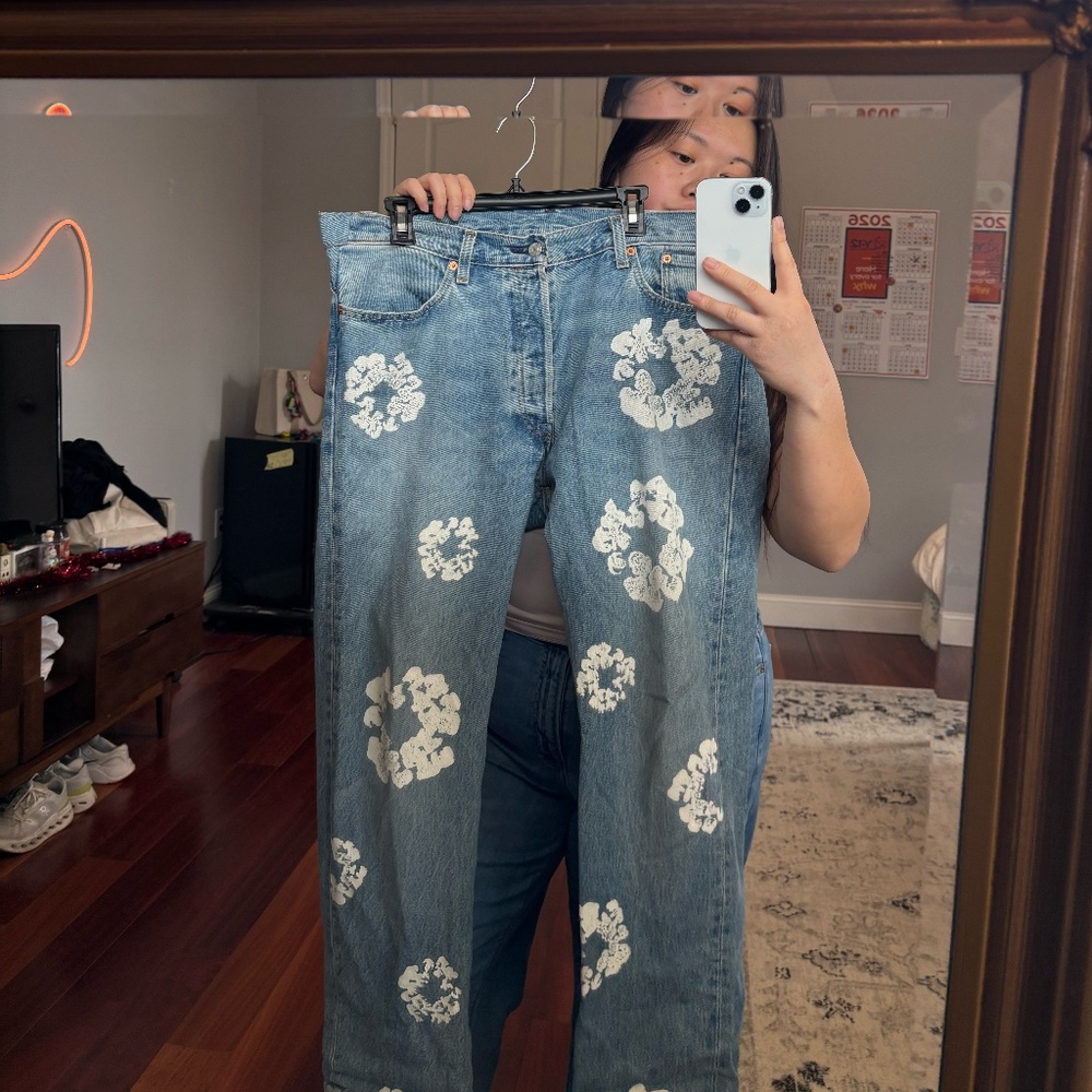 Levi's x Denim Tears The Cotton Wreath Jean 'Light Wash'